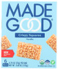 Madegood Vanilla Crispy Squares 6 Healthy Snacks 0.78Oz