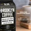Brooklyn Coffee Whole Bean Italian Dark Roast 5Lb Extra Strong Delicious Taste Heavenly Aroma Fresh Bulk Coffee Beans Roasted Weekly In Nyc