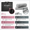 Microfiber Hair Towel Wrap For Women Large Fast Drying Hair Towel With Patented Clip Anti Frizz Super Absorbent Silky Smooth Microfiber