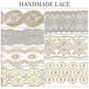 Gejoy 7 Pieces Lace Headbands Elastic Headwrap For Women Wedding Halloween