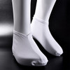 Hotop 3 Pairs Cotton Moisturizing Socks For Dry Feet Overnight White
