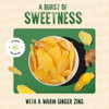 Dried Ginger Slices Dehydrated Fruit Pieces For Snacking Baking Or Cooking Kosher Certified Healthy Dried Fruit Snacks For Adults And Kids