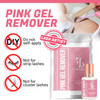 Forabeli Pink Gel Lash Remover For Eyelash Extensions Fast Acting 60S Dissolution High Visibility Professional Glue Remover Gel Type