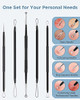Taythi Blackhead Remover Tool Pimple Popper Tool Kit Blackhead Extractor Tool For Face Extractor Tool For Comedone Zit Acne Whitehead