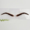 Airao Swiss Lace Base Human Hair Eyebrows 1 Pair Style 5 2 Darkest Brown
