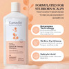 Kamedis Scalp Savior Itchy Dry Scalp Treatment And Seborrheic Dermatitis Relief. Gentle Sls Free Formula. 6.7 Fl Oz
