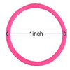 Tecunite 200 Pcs 1Inch Colorful Rubber Elastic Hair Ties Small Bulk For Women Mini Ponytail Holders Rainbow Hairbands Metal Free Bands