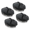 Segbeauty Mens Shampoo Brush 4Pcs Scalp Massage Brushes Massage Hair Brush Floriated Shower Comb For Deep Cleaning Hair Men S Hand Brush