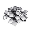 Allwon 56 Pack Empty Square Metal Pans For Eyeshadow Palette Magnetic Makeup Palette 26Mm