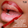 The Lip Bar Nonstop Liquid Matte Lipstick Bawse Lady Blue Red High Pigment One Swipe Long Lasting Jojoba Oil Vitamin E Vegan Gluten Free