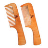3 Pcs Peach Wooden Comb Women And Men Comb Wide And Narrow Tooth S023