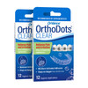 Orthodots Clear Wax Alternative Sticks Better Than Dental Wax 2Pk 24Ct