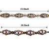 Amariver 2 Pieces Rhinestone Beaded Elastic Headband Fashion Headbands Handmade Hair Bands Hair Accessories For Lady Woman 20 25 Fits For