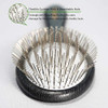 Bestool Hair Brush Paddle Detangler Brush With Metal Bristles For Women Men Kids Detangling And Massaging Anti Static Best For All Hair