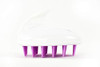 Zyllion Scalp Massager Dandruff Brush For Exfoliating Treatment Shampoo Scrubbing And Hair Growth Purple