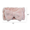 Chloven 2 Pack Microfiber Bowtie Headbands Facial Makeup Headband For Women