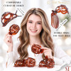 Rc Roche 6 Pcs Hair Bun Maker Clips For Women French Twist Medium Brown