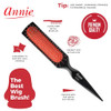 Annie Premium Wire Wig Brush Metal Bristle Detanger For Wigs Black