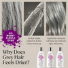 Maison 276 Hydrate Shampoo For Grey And Silver Hair Deep Hydration Gentle Cleanse No Purple Dyes Plant Based Care For Naturally Grey Hair