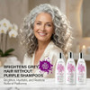 Maison 276 Pre Shampoo Shampoo And Conditioner For Silver Gray And Blonde Hair 3 Step System Tone Brightening And Enhancement No Purple Dyes