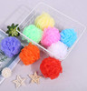 Bath Sponges Small Size Colorful Shower Sponges Exfoliating Mesh Pouf Bath Ball Body Scrubber For Travel Pack Of 8
