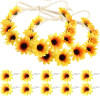 12 Pcs Sunflower Hair Accessories For Women Sunflower Headbands Hair Clips