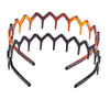 Sumddy 4Pcs Comfortable Shark Tooth Comb Headband Zigzag Hair Band Toothed Headband Women Men Hair Accessory A