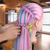 Mysweety 29 Inch Colorful Hair Mannequin Head Hairdressing Practice Training Doll Heads Cosmetology Hair Styling Mannequins Heads With Clamp