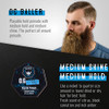 Gibs Grooming Og Baller Pomade Flex Hold Medium Shine With Holy Basil Oil And Panthenol For Men 3 Oz