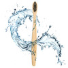 Eveeco 4 Count I Bamboo Toothbrush I Soft Bristles Best For Sensitive Gums I Charcoal I Vegan I Natural Wood I Bpa Fee I Recyclable I