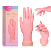 Buqikma Flexible Practice Nail Fake Silicone Hand Model For Acrylic Nails