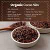Naturalebio Cacao Nibs Organic 1 Lb. Unsweetened Non Alkalized And Pure. Sugar Free Dark Chocolate Chips Substitute. From Raw Cacao Beans