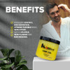 Kalive Men S Hair Styling Gel 16 Oz Strong Hold And Light Shine All Day Mens Hair Product Fresh Scent No Flaking Or Alcohol
