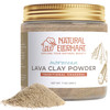 Natural Elephant Ghassoul Rhassoul Moroccan Lava Clay Powder 100 Percent Pure And Natural Face And Body Mask Powder 200G 7 Oz Jar