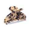 Prettyou Large Size 3.5 Handmade Celluloid French Design Barrettes Tortoise Shell Claw Fashion Accessories Hair Clip For Women B