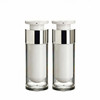 2Pcs Empty Acrylic Airless Vacuum Pump Cream Lotion Vial Bottle Jars Bayonet Eyecream Toner Cosmetic Toiletries Liquid Storage Hoder
