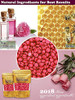 Charmonic Depilatory Wax 17.5 Oz Hard Body Wax Beans For Women Men Hair Removal European Beads 500G 1.1 Lb Rose