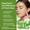 Aloderma Aloe Vera Gel Made Within 12 Hours Of Harvest With 96 Percent Pure Organic Aloe Vera For Skin Scalp And Hair Soothing Aloe Face