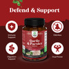 Concentrated Odorless Garlic Softgels - Parsley Extract & Aged Garlic Supplements for Circulatory Health, Digestion, Immune Support & Liver Detox - P