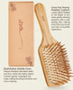 Bamboo Hair Brush And Combs For Long Thick Curly Wavy Dry Or Damaged Hair Reducing Breakage Frizz And Tangles