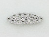 Faship Gorgeous Clear Premium Rhinestone Crystal Hair Barrette Clip