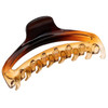 Parcelona French Slim Double Shaded Claw Clip Clamp Clutcher Small 2 3 Per 4