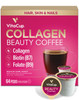 Vitacup Beauty Collagen Medium Dark Roast Coffee Pods 64Ct