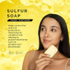 Pili Natural Sulfur Soap Bars 3 Pack Jabón De Azufre Deep Cleansing And Oil Control Formula For All Skin Types Maintain Healthy Skin 3 Pack