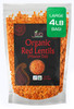Jiva Organics Organic Red Lentils Split 4 Lb Large Bag Masoor Dal Non Gmo Vegan Non Irradiated Gluten Free