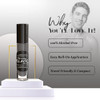 Mobetter Fragrance Oils Kenney Black New York Men Fragrance Body Oil 0.33 Oz Roll On Glass Bottle Travel Size Long Lasting