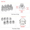 Elitzia 8Pcs Hydrodermabrasion Tips Set For Aqua Peel Beauty Machine
