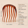 2Pcs Multifunction Plastic Hair Insert Comb Donut Ponytail Pads Bump It Up Maker Braid Hairstyle Styling Beauty Tool Hair Styling