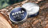 2x Nivea MEN CREME Cream FACE HAND BODY Moisturiser Dry Skin 75ml TIN by Nivea