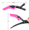 Hh And Ll Hair Clips For Women Wide Teeth And Double Hinged Design Alligator Styling Sectioning Clips Of Professional Hair Salon Quality